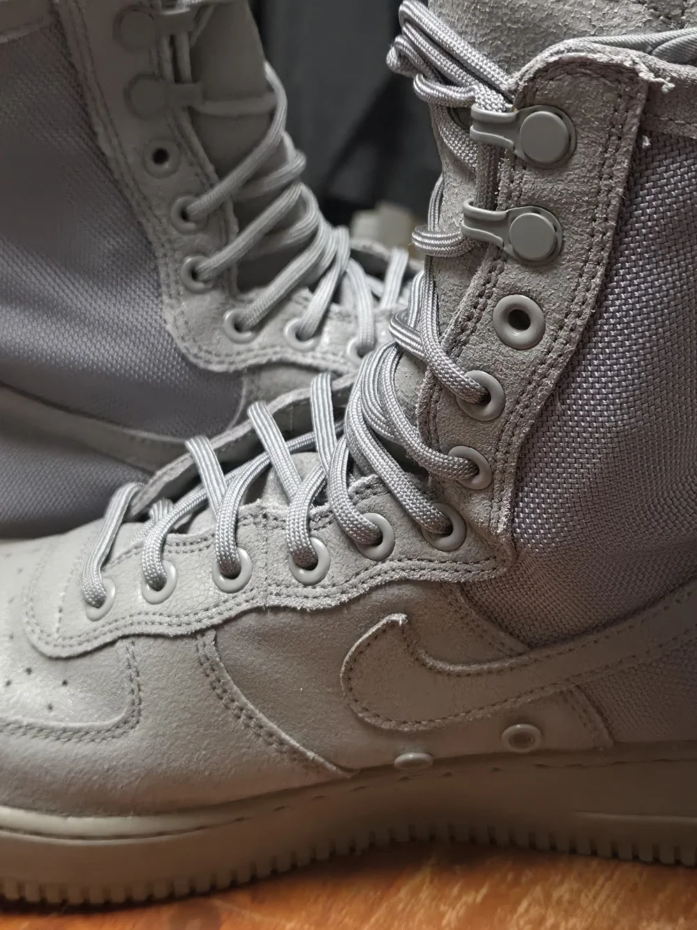 Nike Men's Special Fields High-Top Tactical Boot in Gray